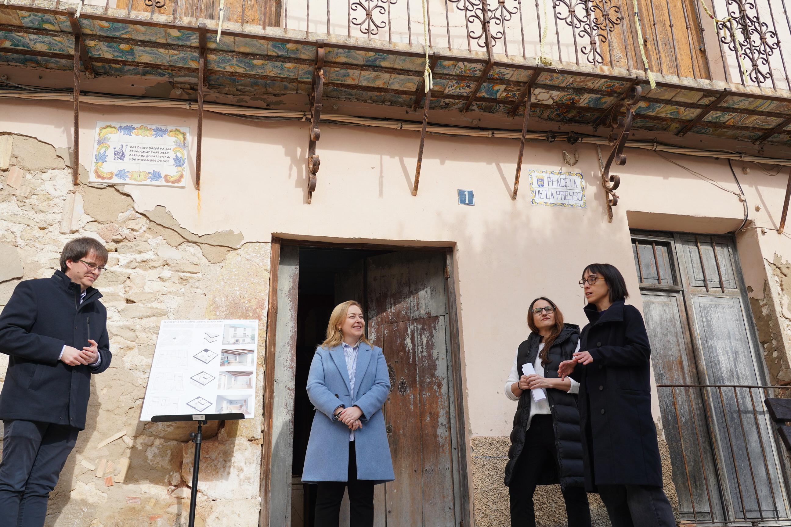 Visita de Natalia Enguix a Bocairent