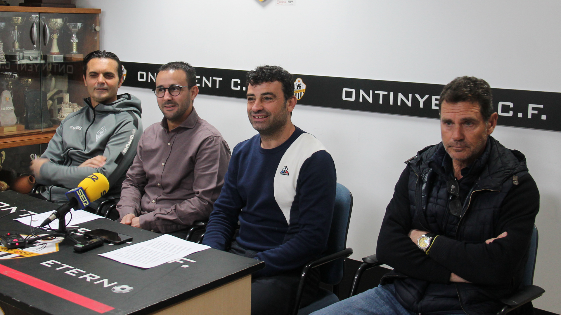 Renovación del convenio entre Ontinyent 1931 y CDEB Ontinyent