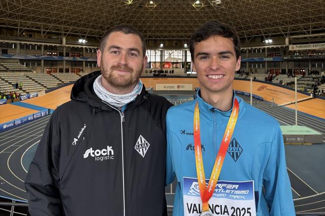 Quique Marín, CAVA-Ontinyent, plata en el Campionat d'Espanya sub18