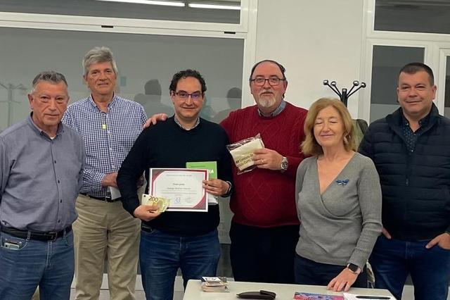 Santiago Martínez, guanyador del Concurs de relats de l'AAVV Sant Josep 