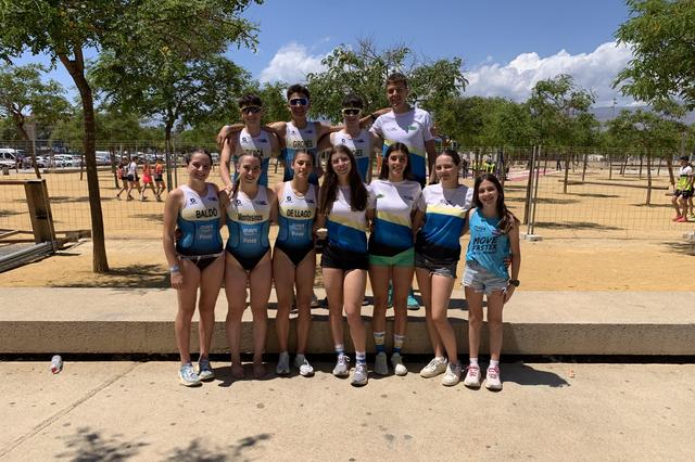 L'equip femení del Triatló Ontinyent, plata al Campionat d'Espanya