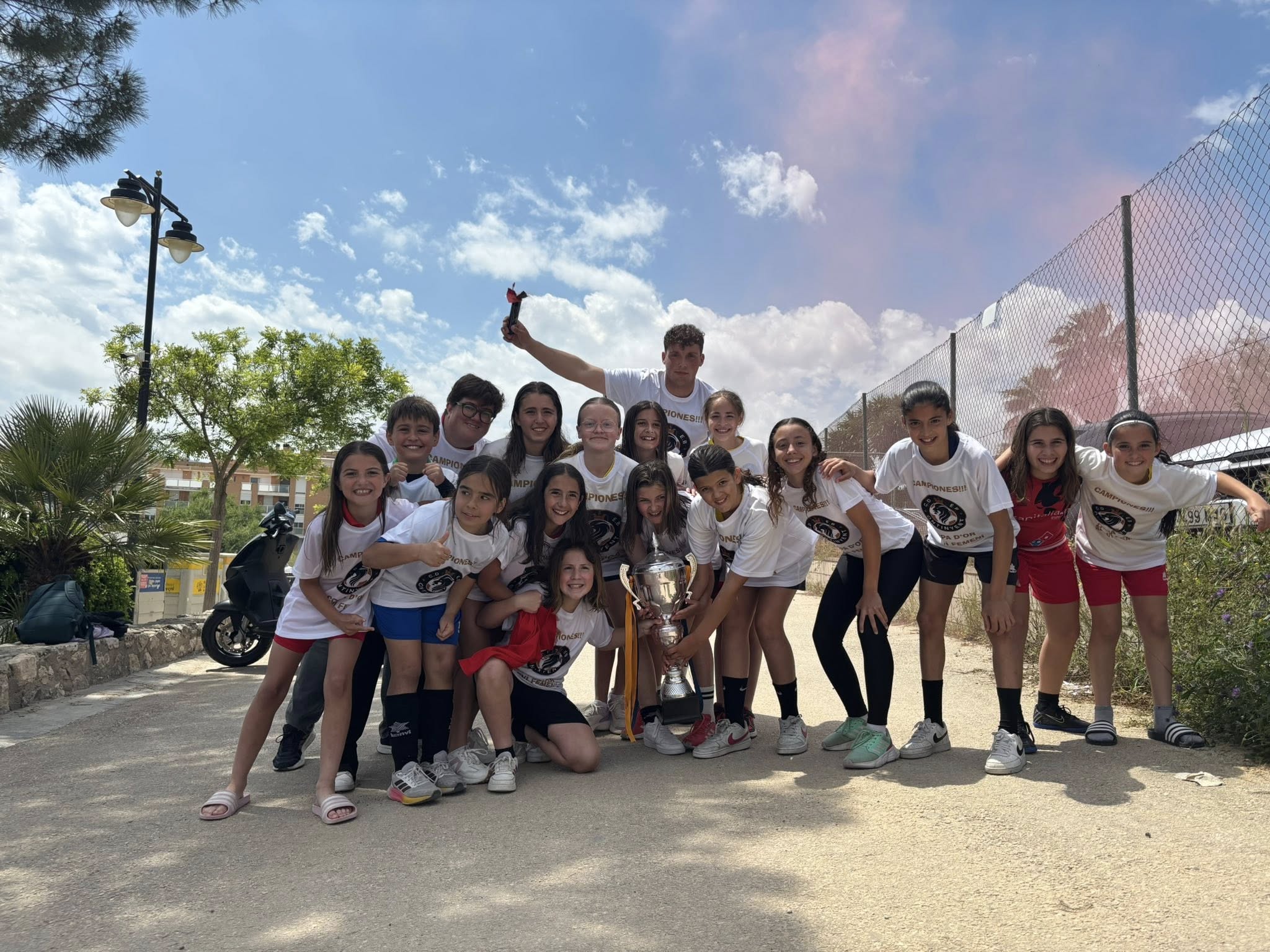 Aleví femení del CDEB Ontinyent
