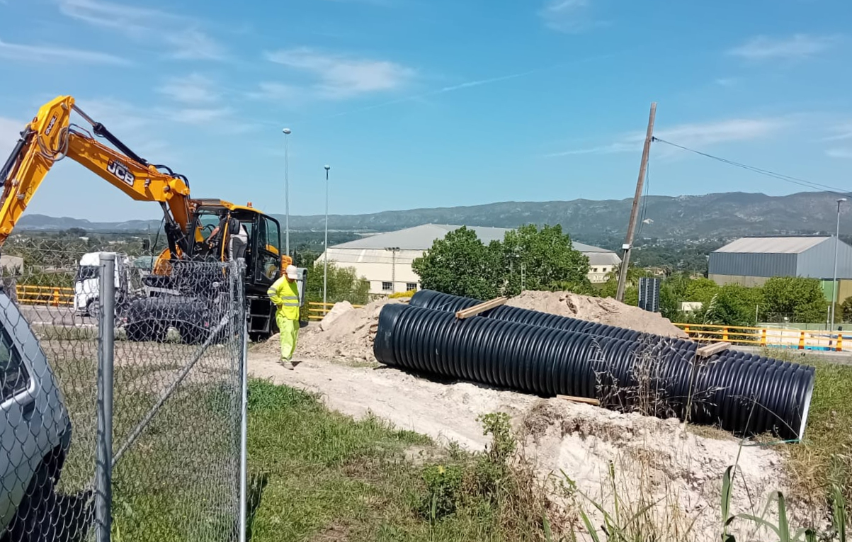 Obres en el polígon Balones, Ontinyent