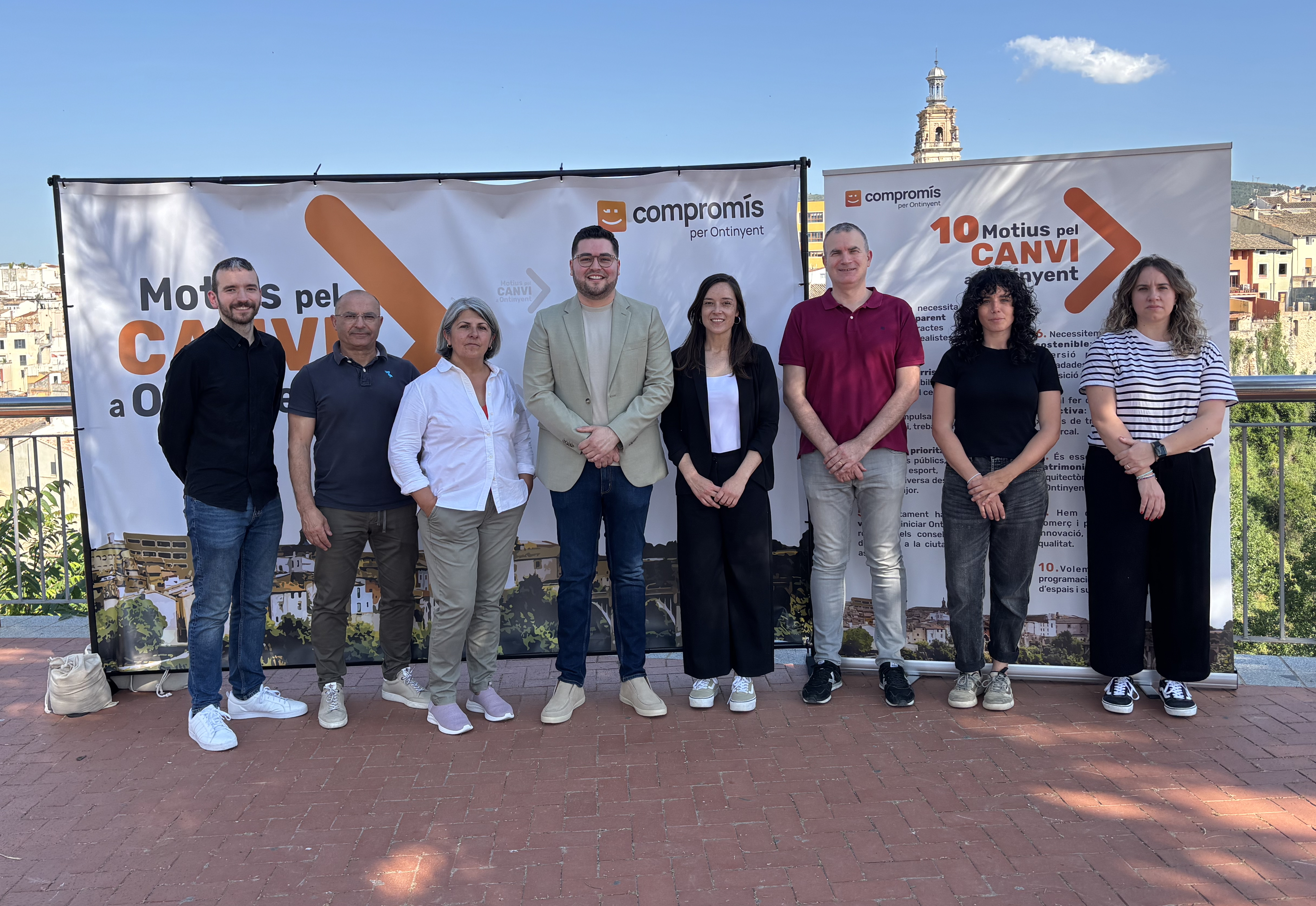 Concejales y ejecutiva de Compromís per Ontinyent