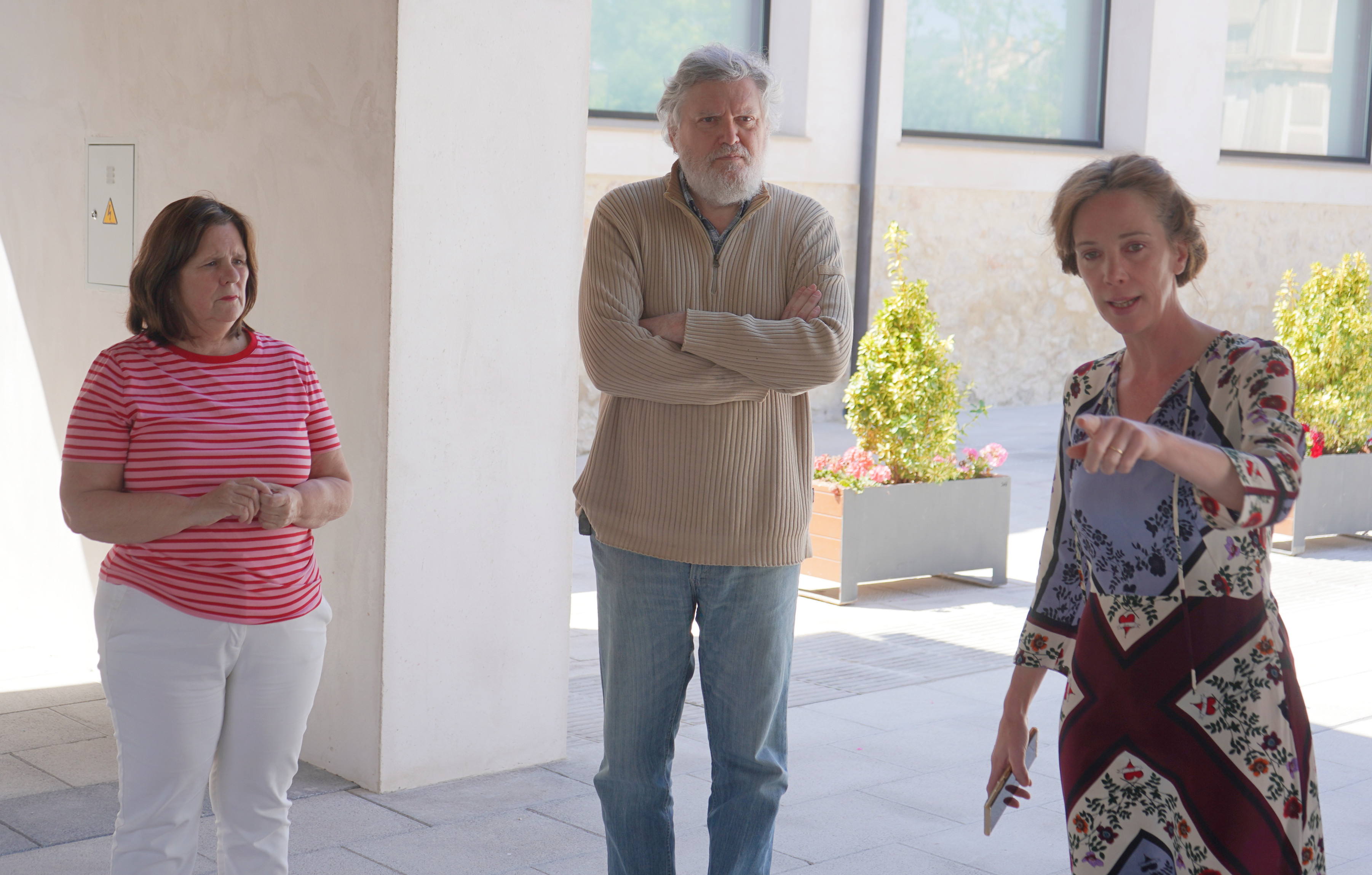 Sayo Gandía, Francisco Sánchez y Steffie Phlippen