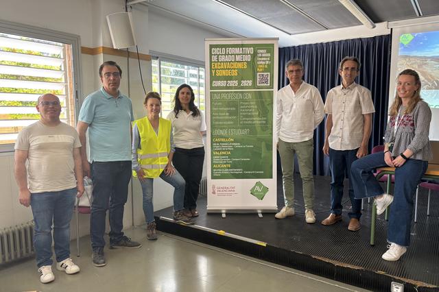 El IES Pou Clar de Ontinyent implanta el ciclo FP de Excavaciones y Sondeos