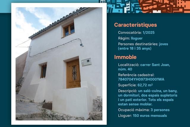 Bocairent abre la primera convocatoria de alquiler joven en el Barrio Medieval