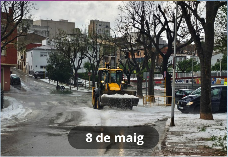 Així han quedat els carrers de l'Olleria