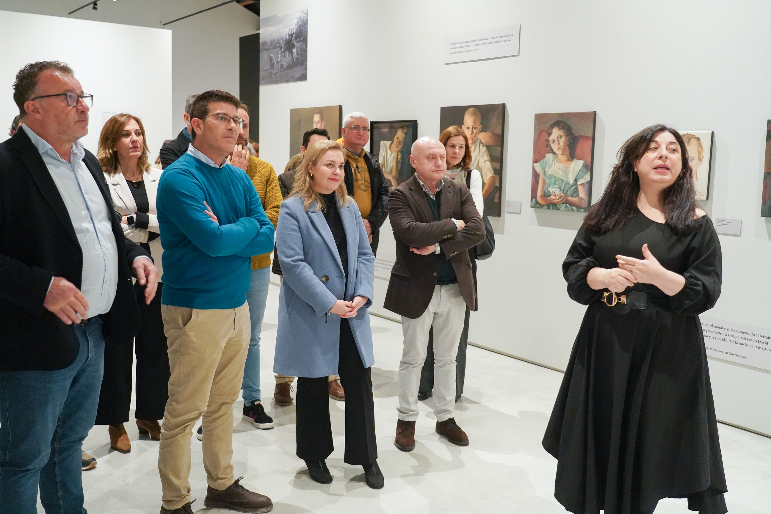 Inauguració de l'exposició dedicada a Manuela Ballester