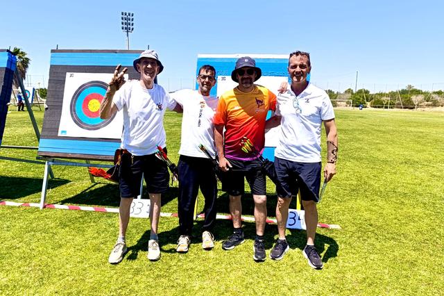 El Club de Tiro con Arco de Ontinyent, en la tercera jornada de la Liga de Aire Libre 