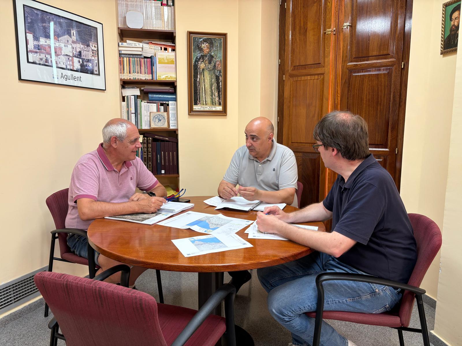 Reunión entre los alcaldes de Bocairent, Aielo y Agullent