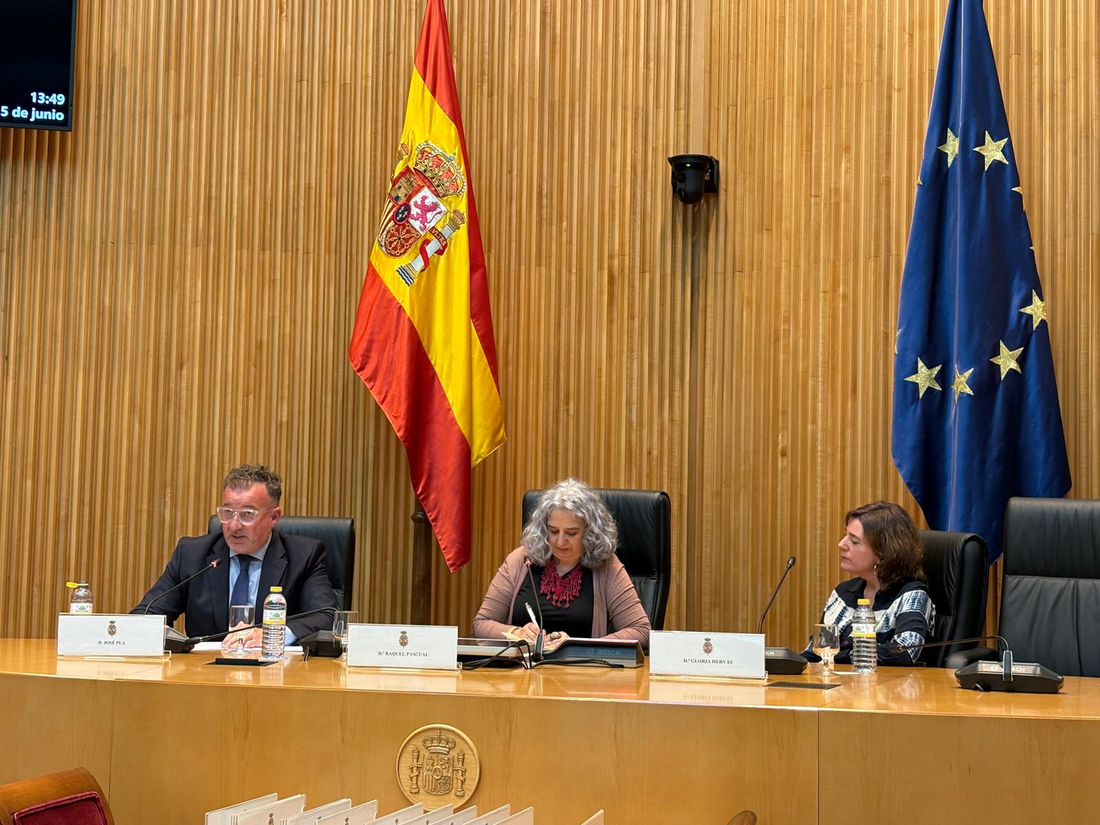 José Pla, president de Caixa Ontinyent, en el Congrés