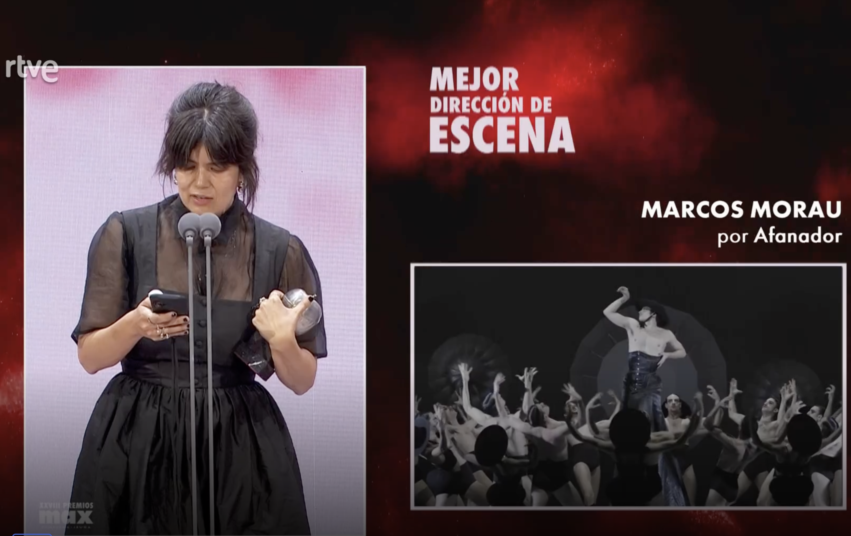 La gala fue retransmitida por RTVE