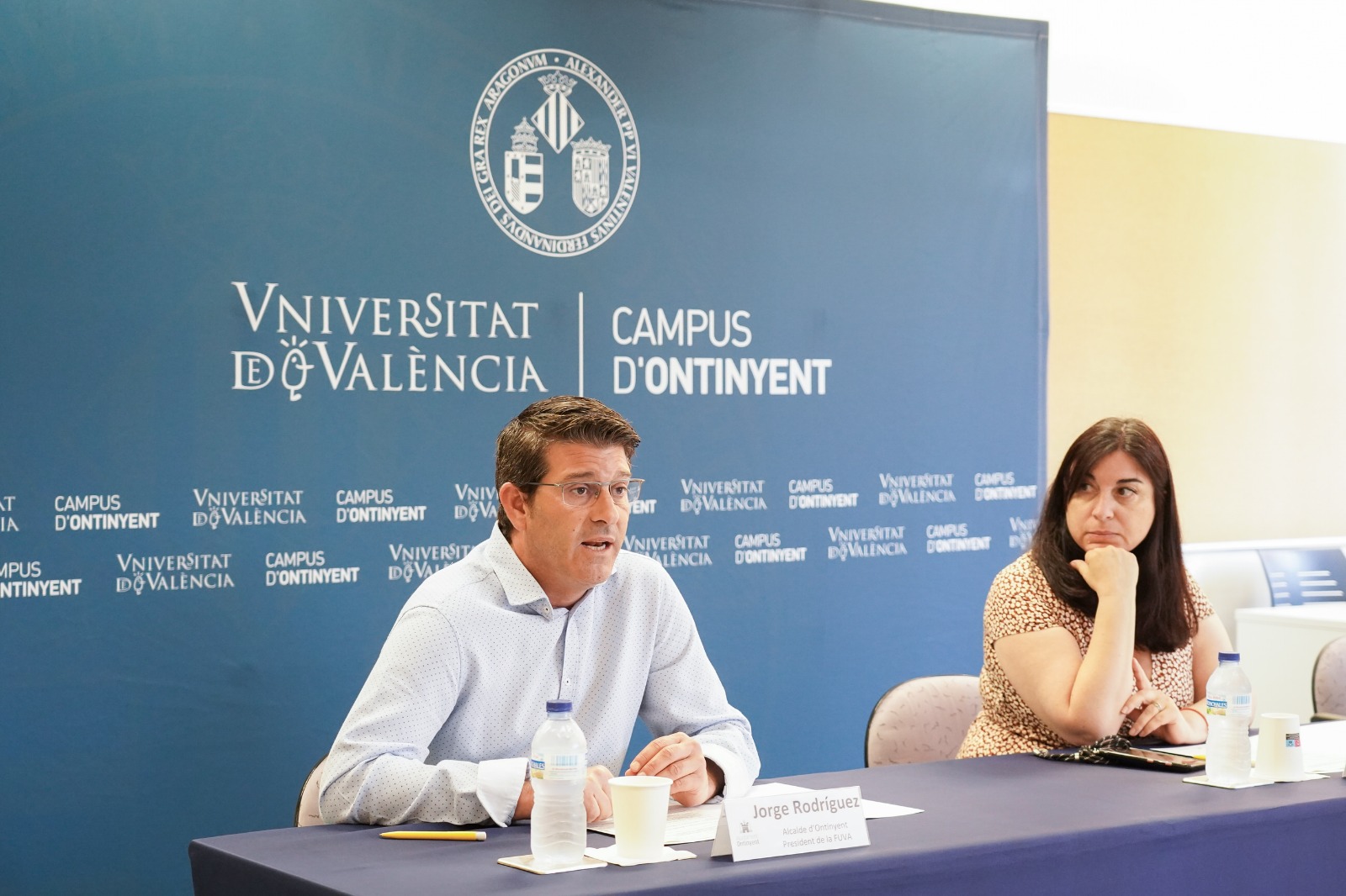 Jorge Rodríguez y Ester Alba