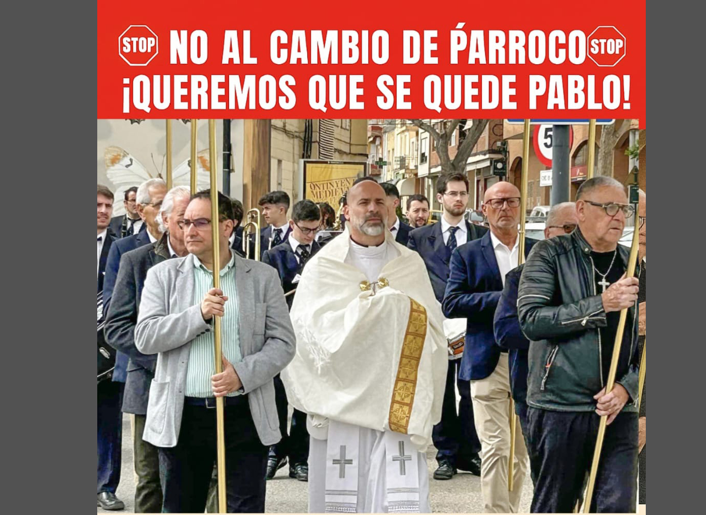 Pablo Beltrán, párroco de San Rafael
