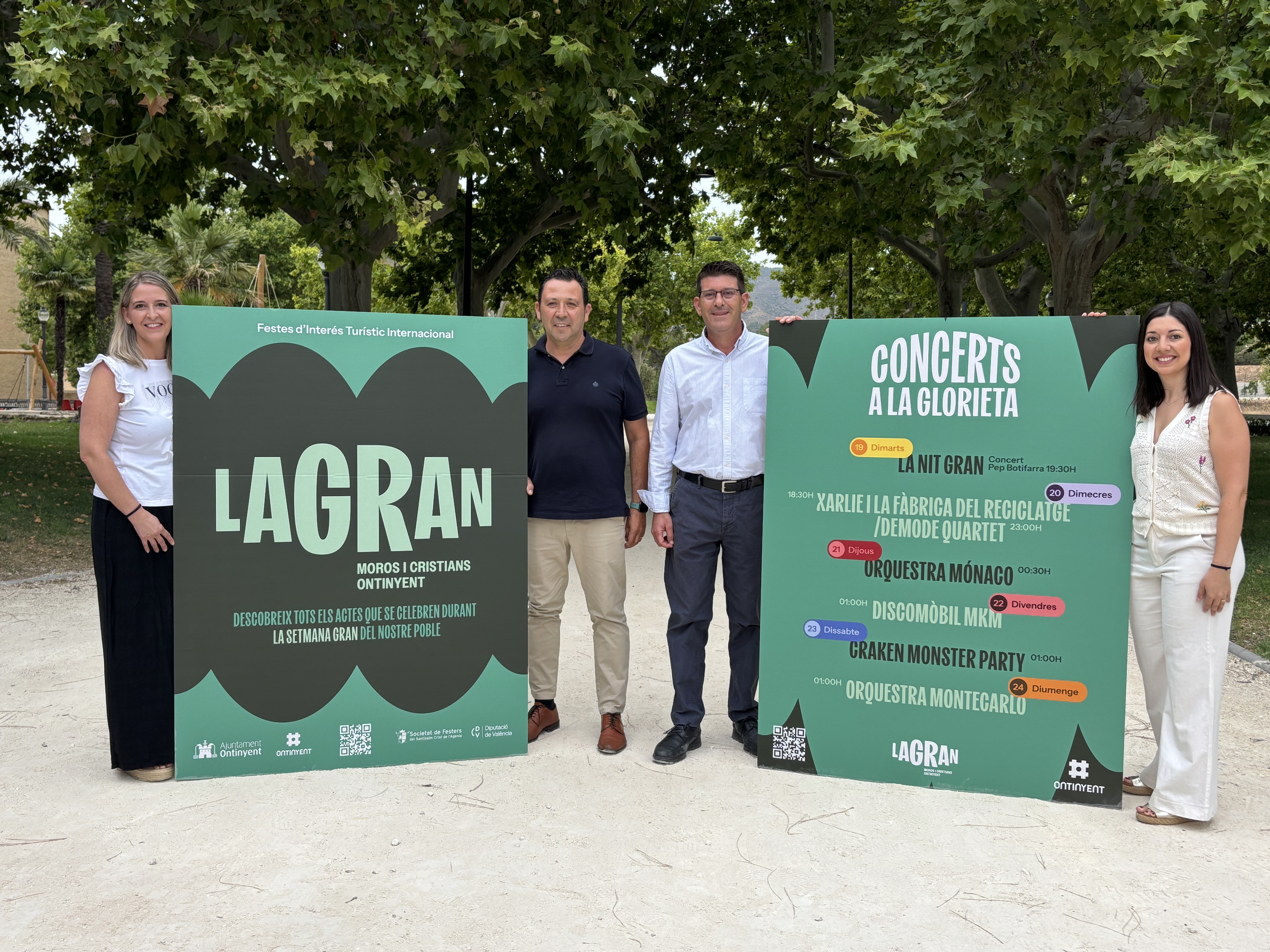Inma López, Ricardo Calabuig, Jorge Rodríguez i Àngels Muñoz