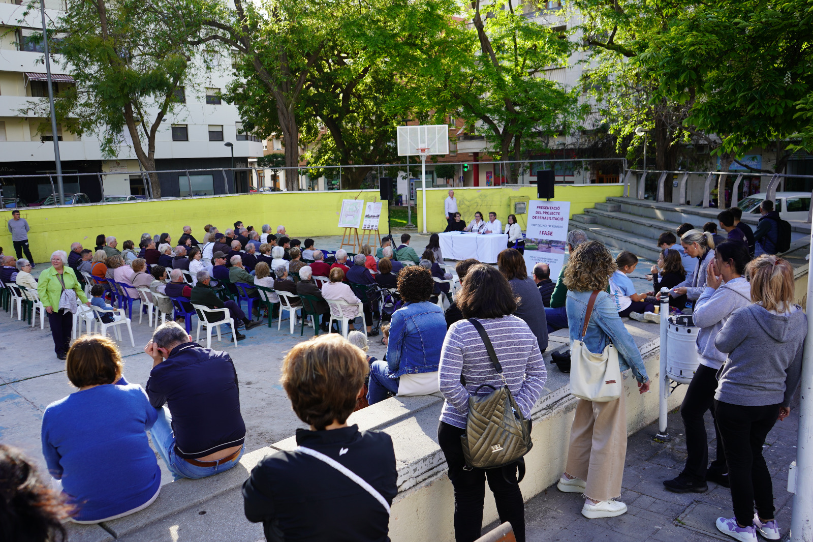 Presentación del proyecto de remodelación del parque