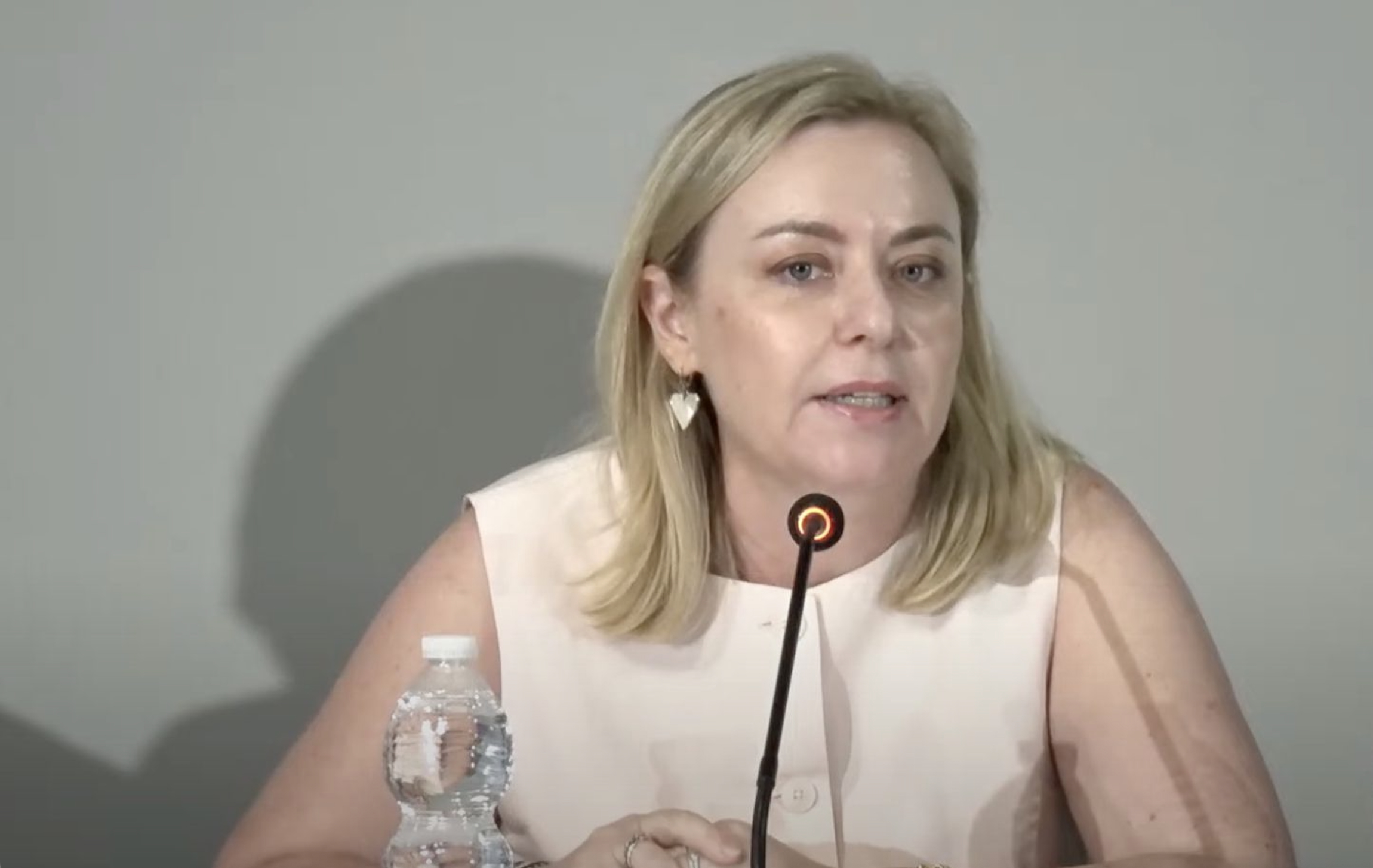 Natalia Enguix, en la comisió de la Dana