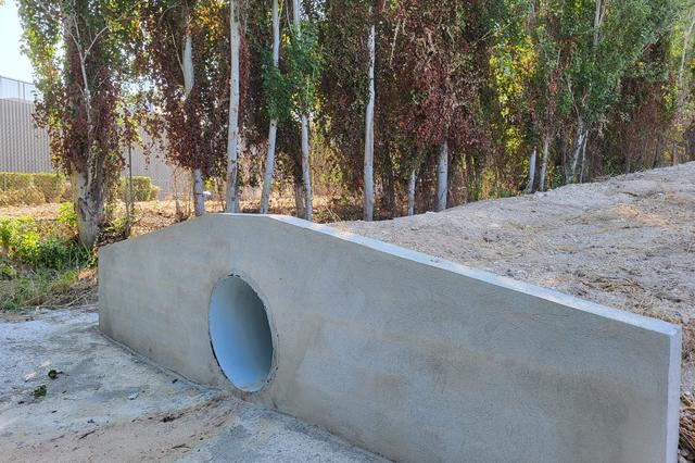Ontinyent finaliza las obras anti inundaciones en el polígono industrial Casa Balones