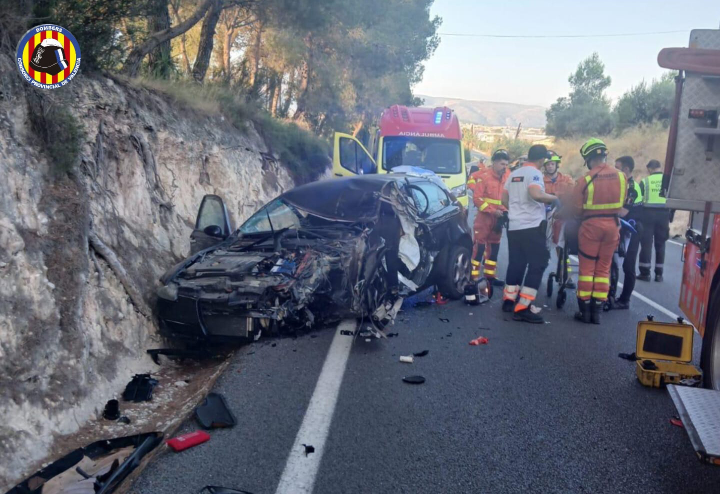 Así ha quedado el coche