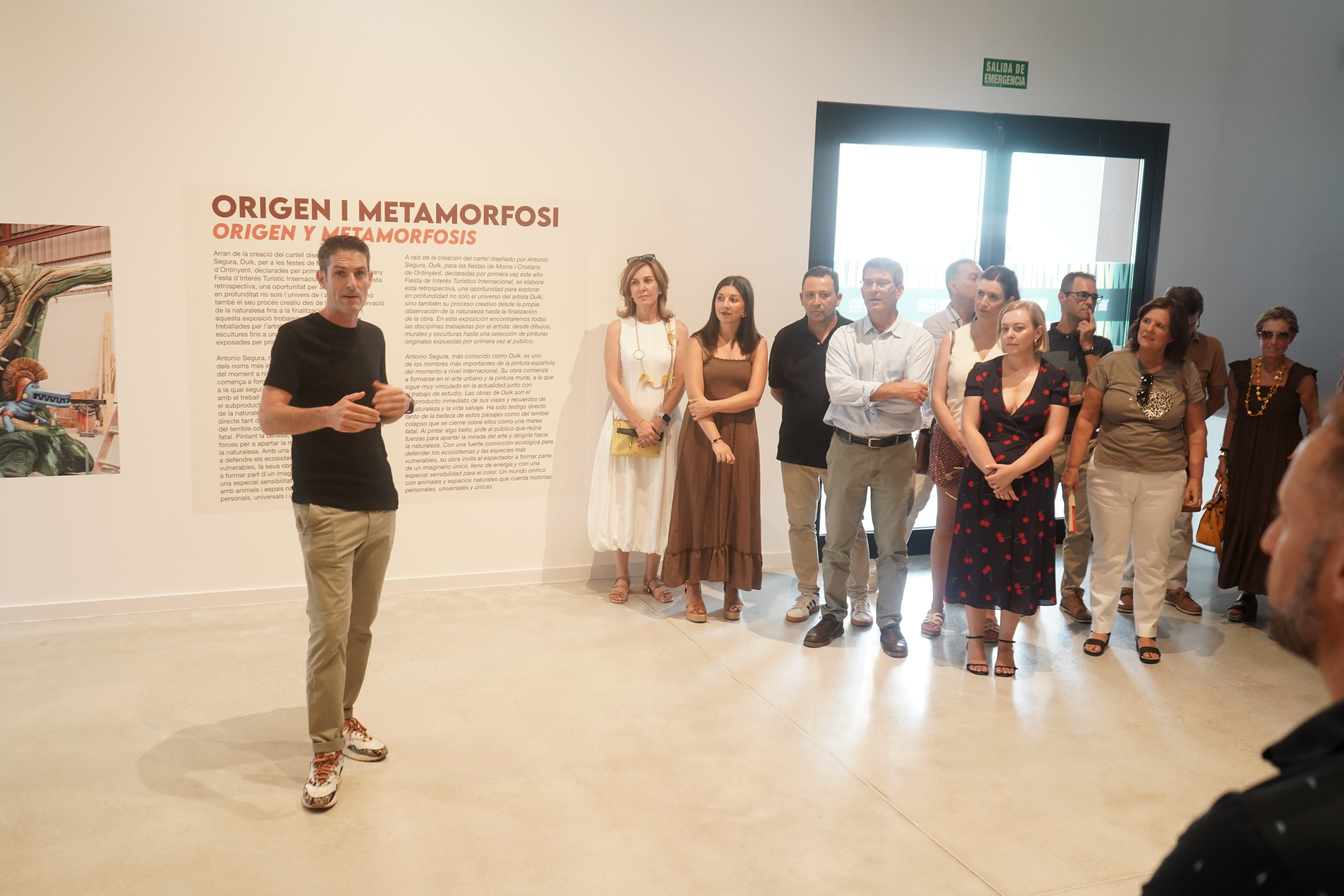 Inauguració de l'exposició de Dulk