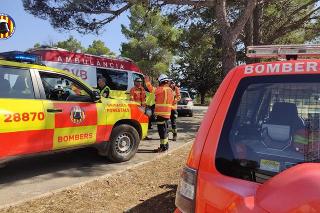 Estabilitzat un incendi forestal a Moixent després de mobilitzar-se nombrosos efectius