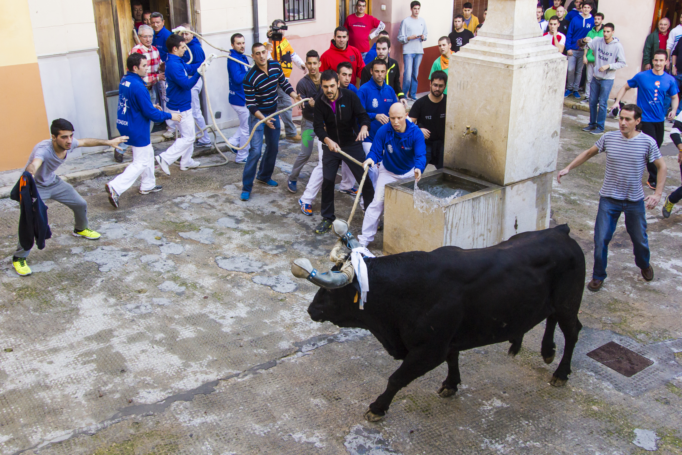 En bou, en la vila. Foto: Sergio Francés