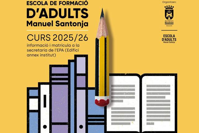 L’escola de persones adultes de Bocairent prepara un nou curs 