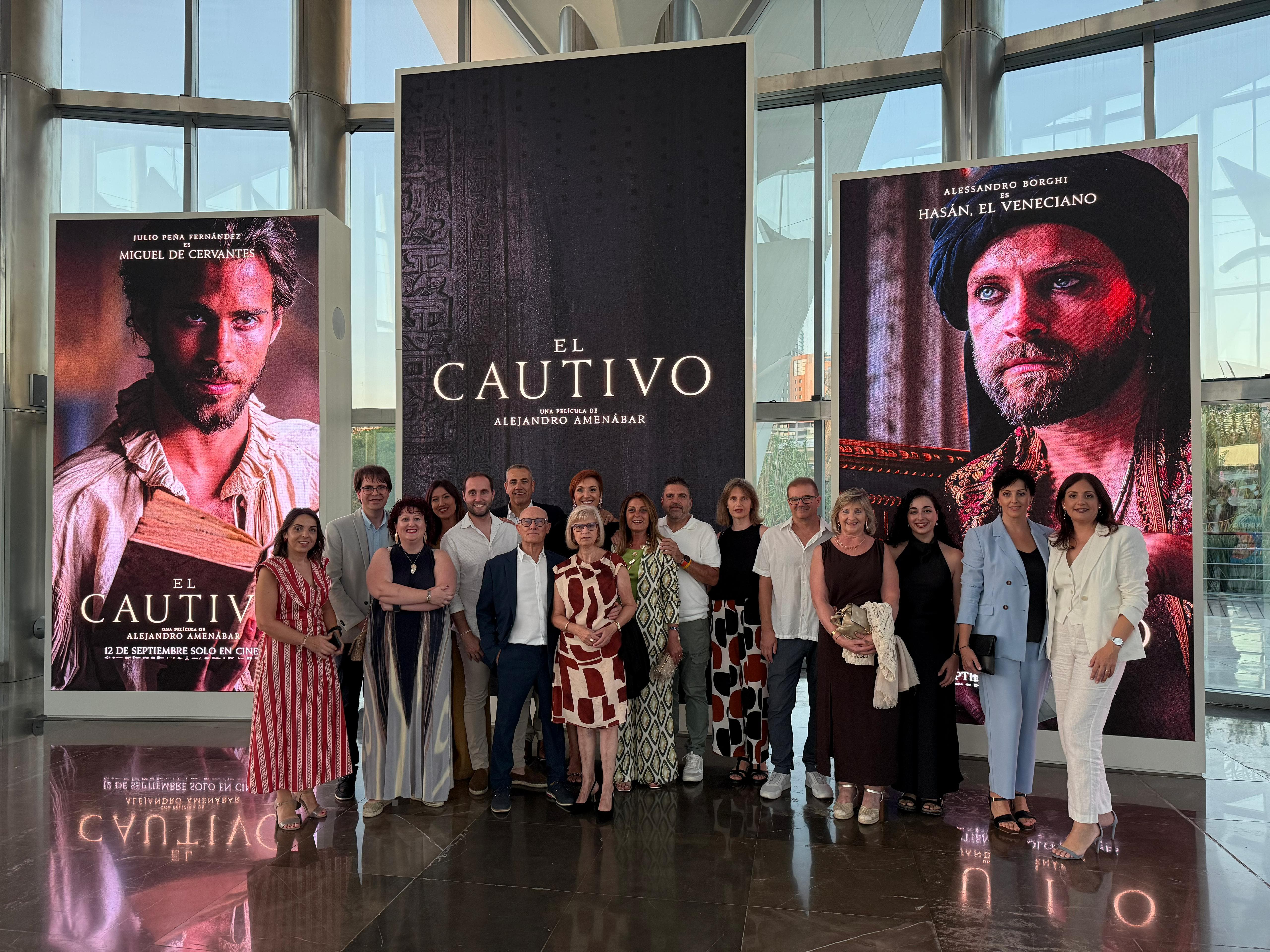 Representación de Bocairent en el estreno