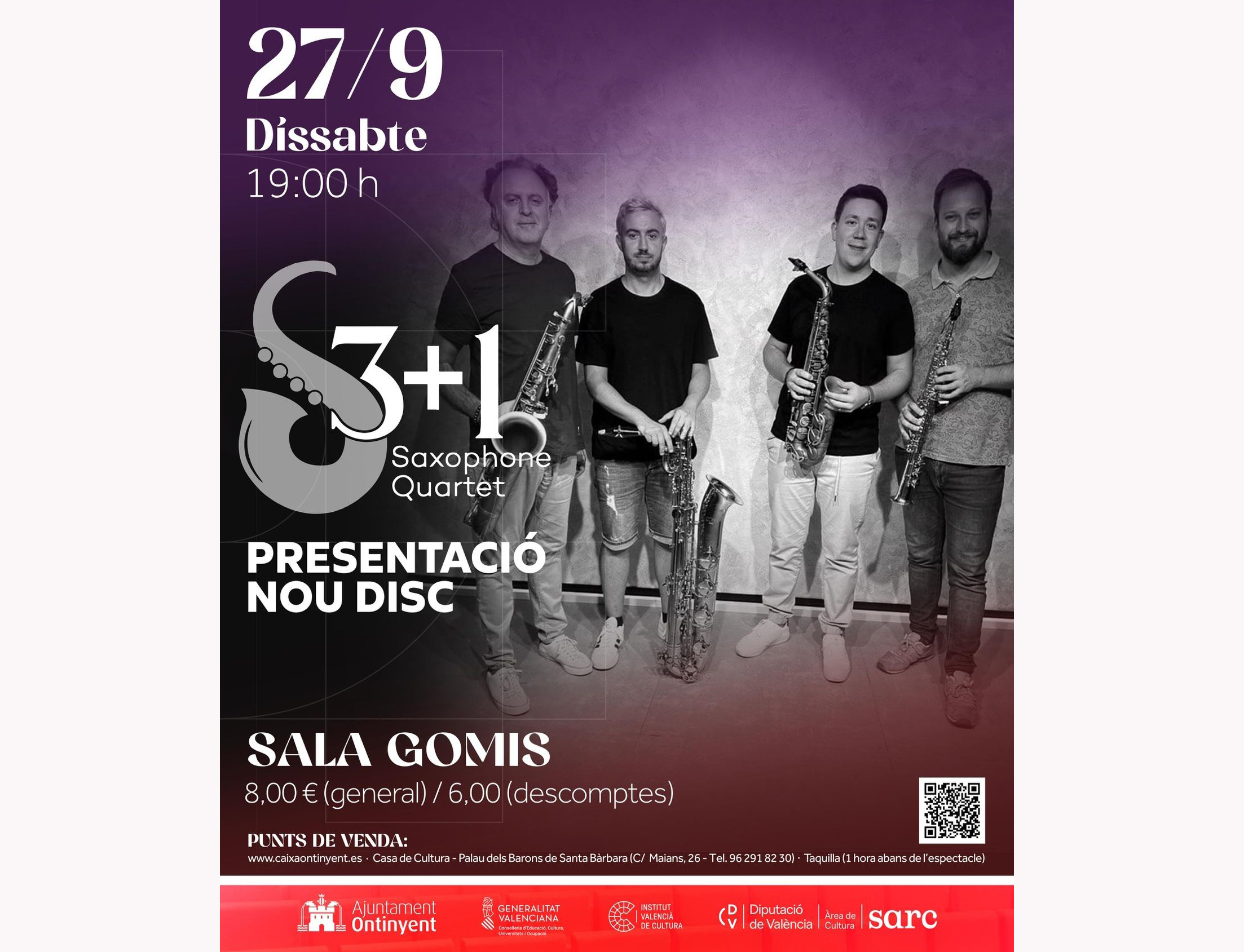 3+1 Saxophone Quartet