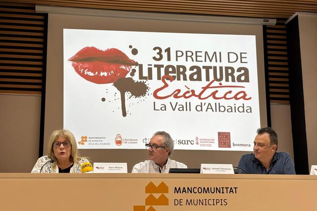 33 obras optan al Premio de Literatura Erótica 2025 de la Vall d'Albaida