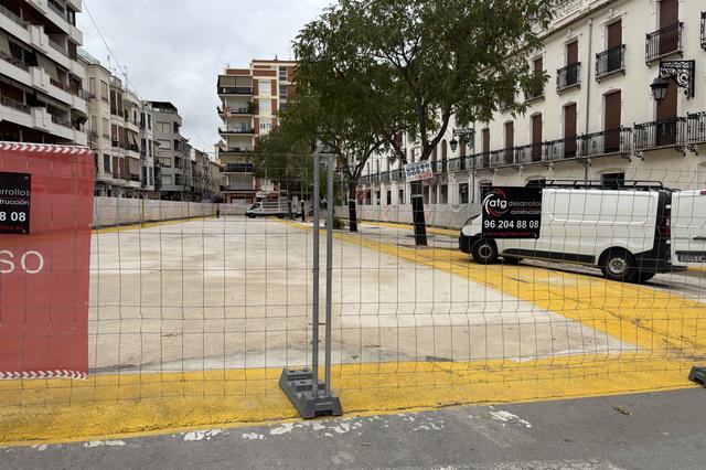 Ontinyent reanuda las obras de la plaza de la Concepción