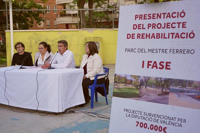 Ontinyent adjudica la reforma del parque Mestre Ferrero