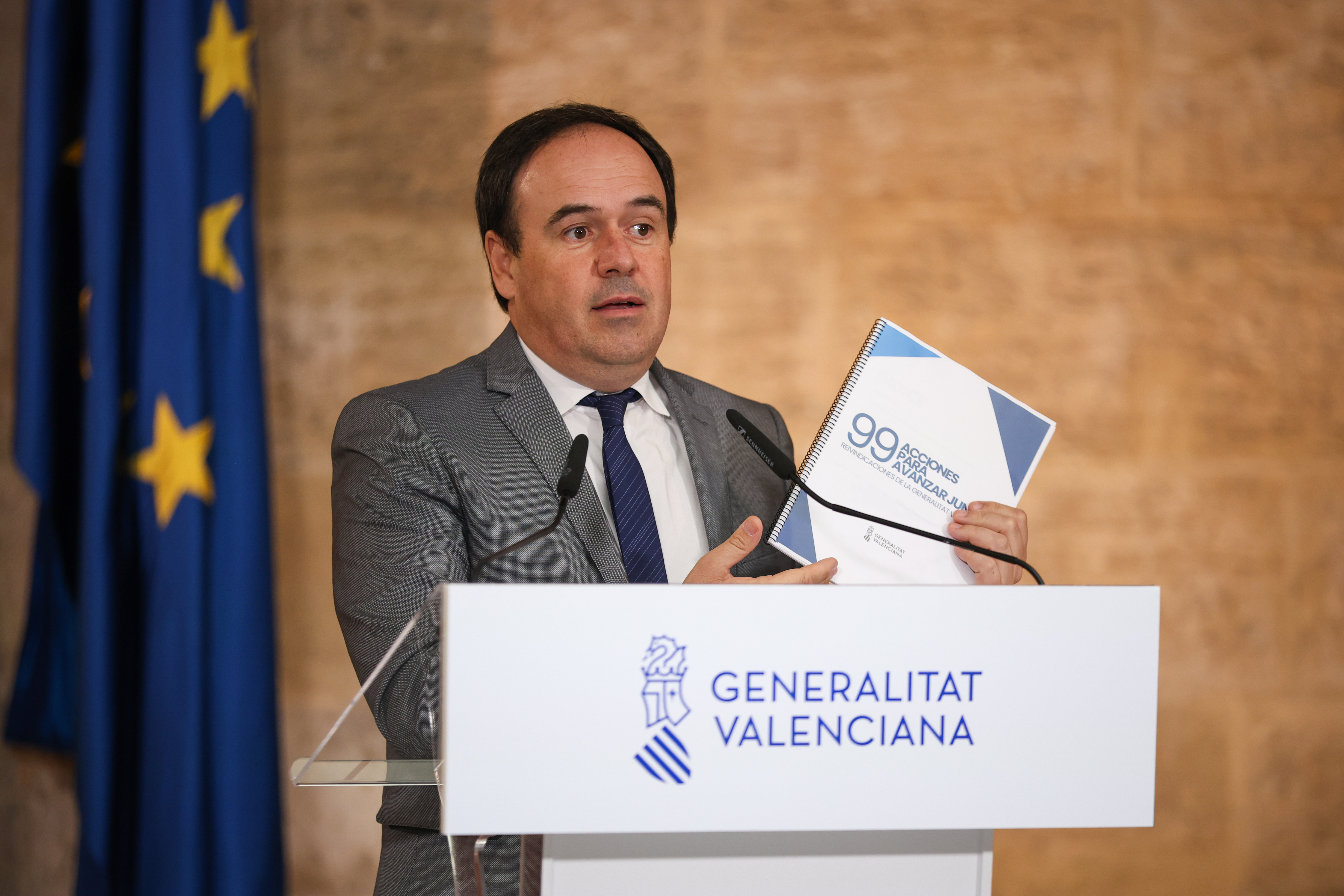 El president de la Generalitat, Juanfran Pérez Llorca