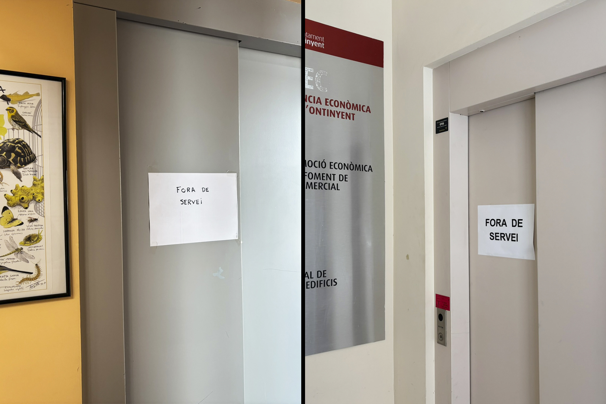 Ascensores del CPFPA Sant Carles y del Edificio CREC