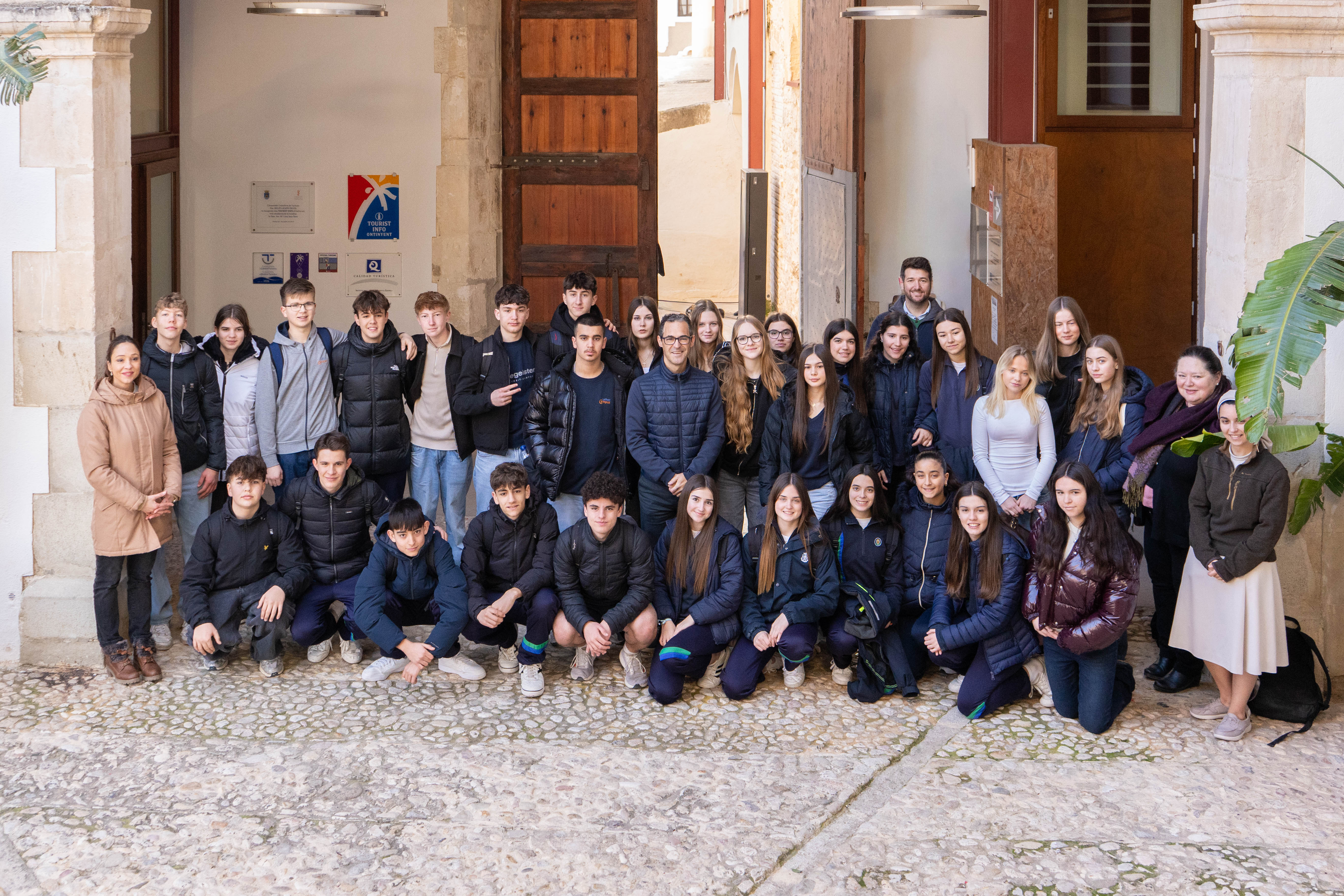 Els estudiants, al Palau de la Vila