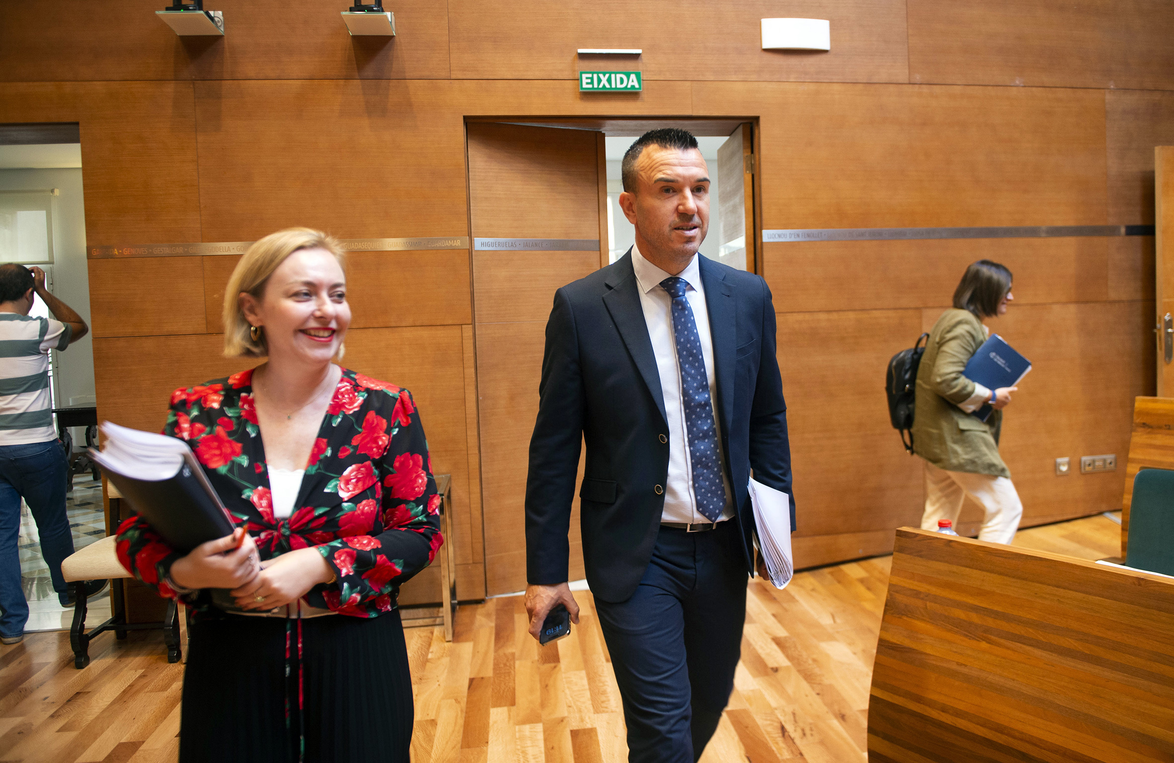 Natalia Enguix y Vicent Mompó