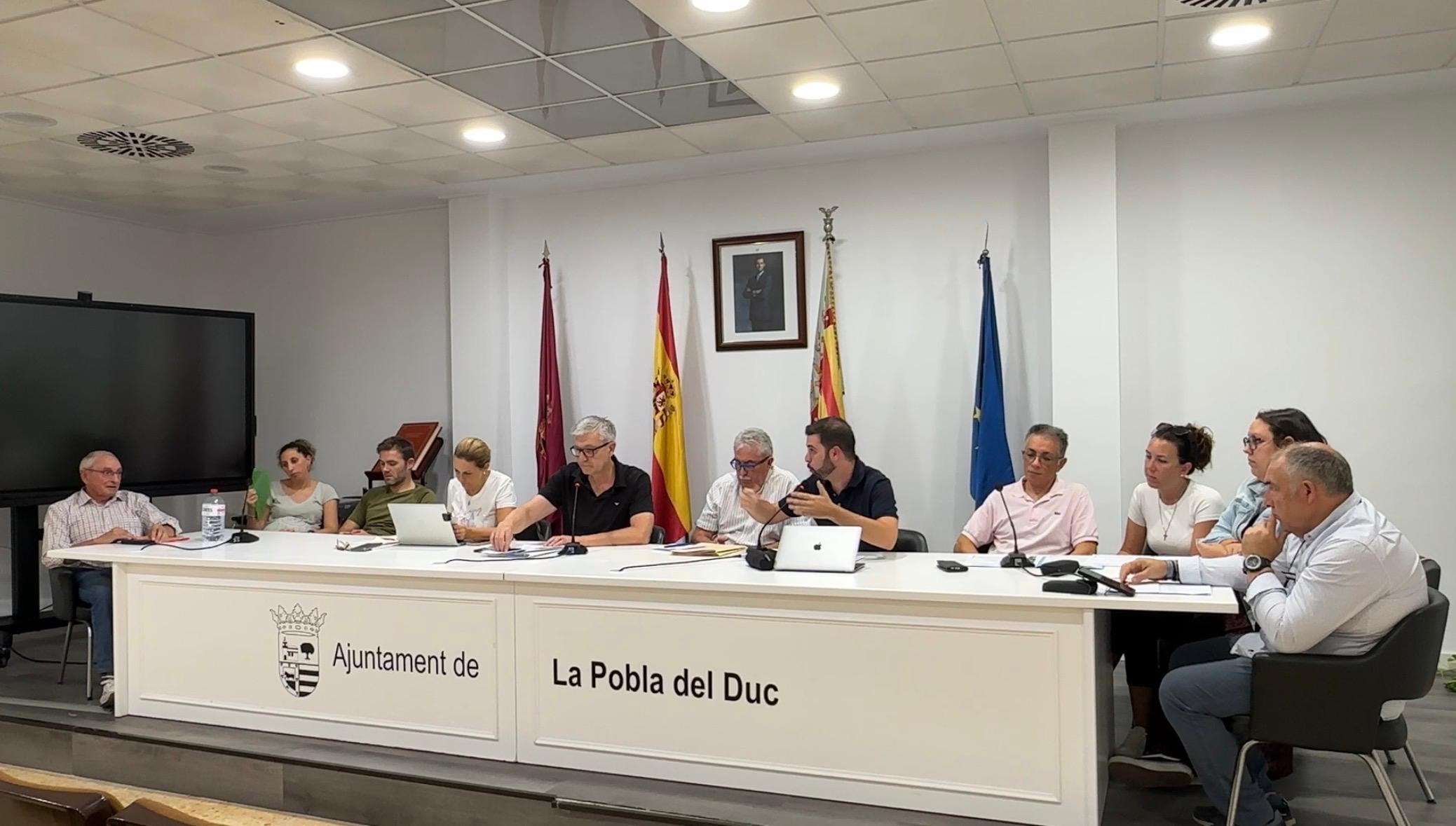 Plenari de La Pobla del Duc