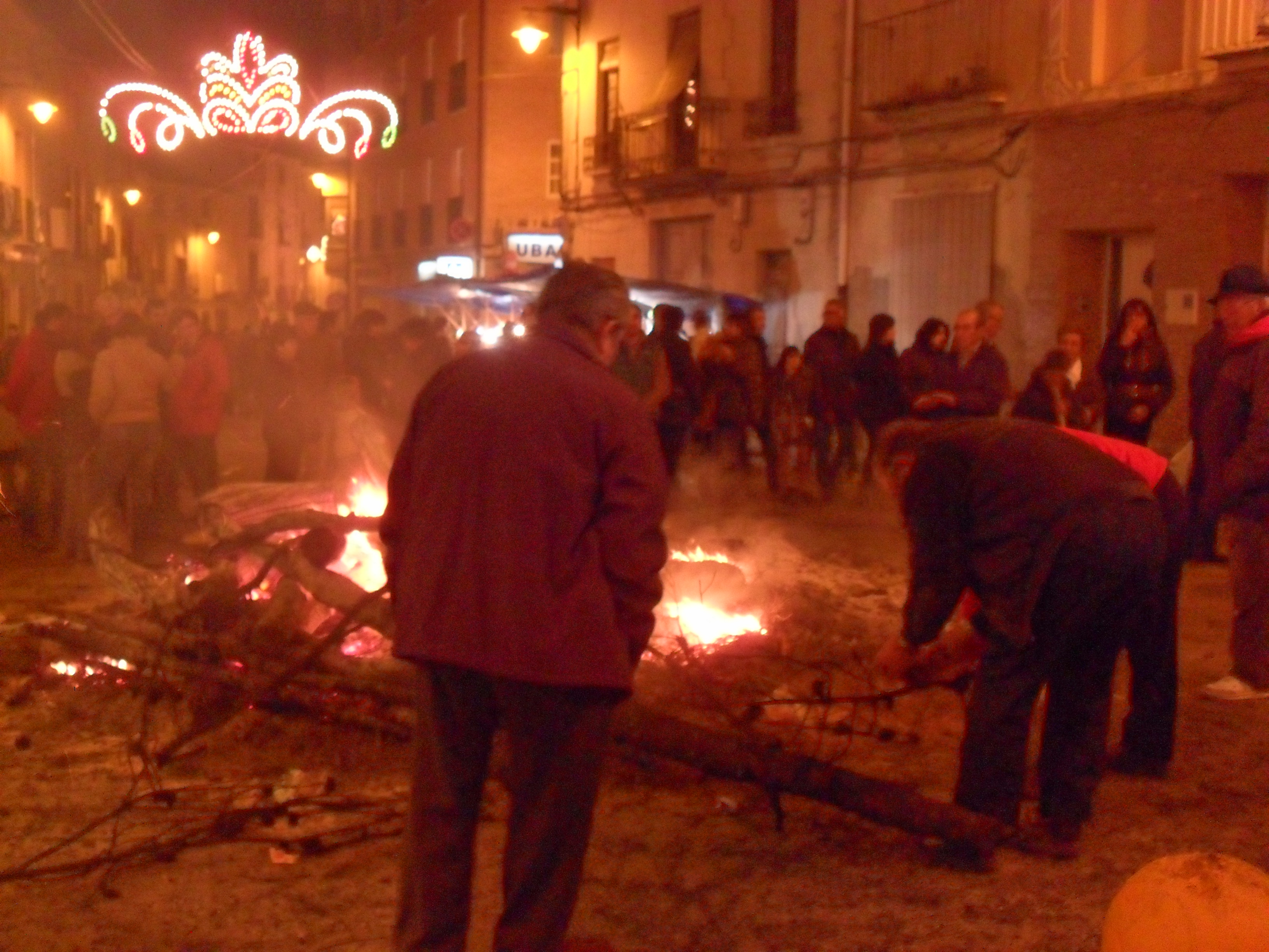 Foto: Fogueres de Sant Antoni