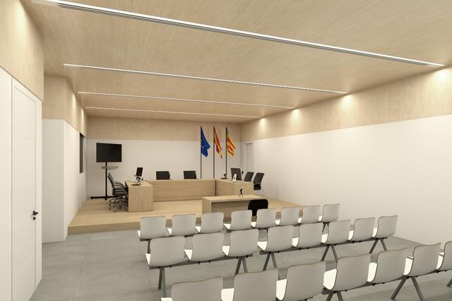 Las obras del nuevo Palacio de Justicia de Ontinyent empezarán en febrero