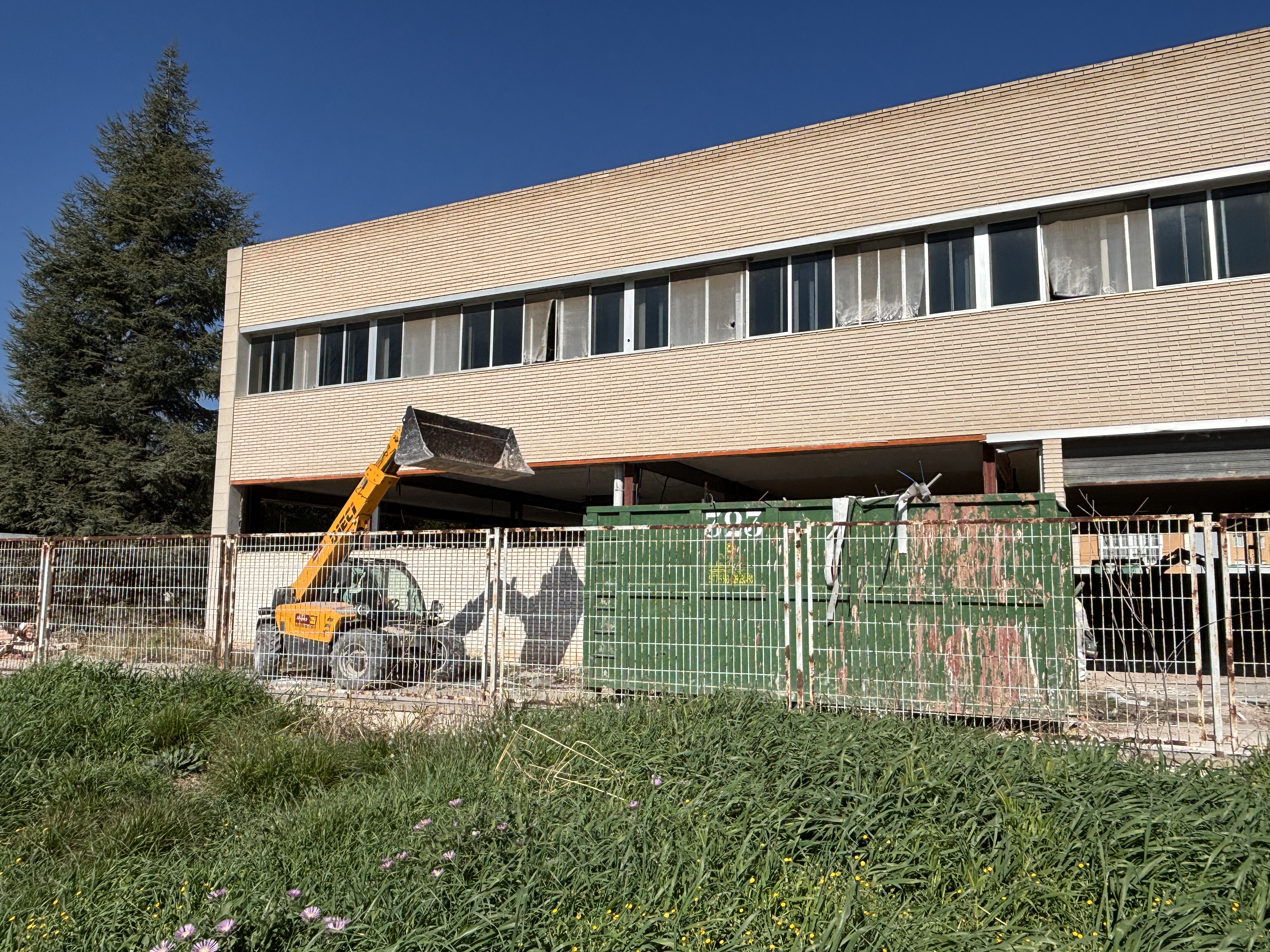 Obras en el futuro Palacio de Justicia de Ontinyent