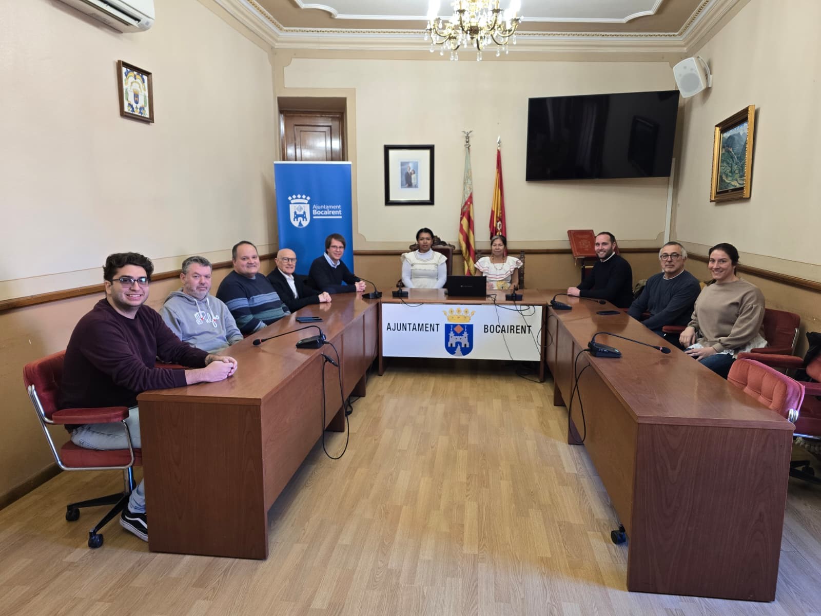 Recepció a l'Ajuntament de Bocairent