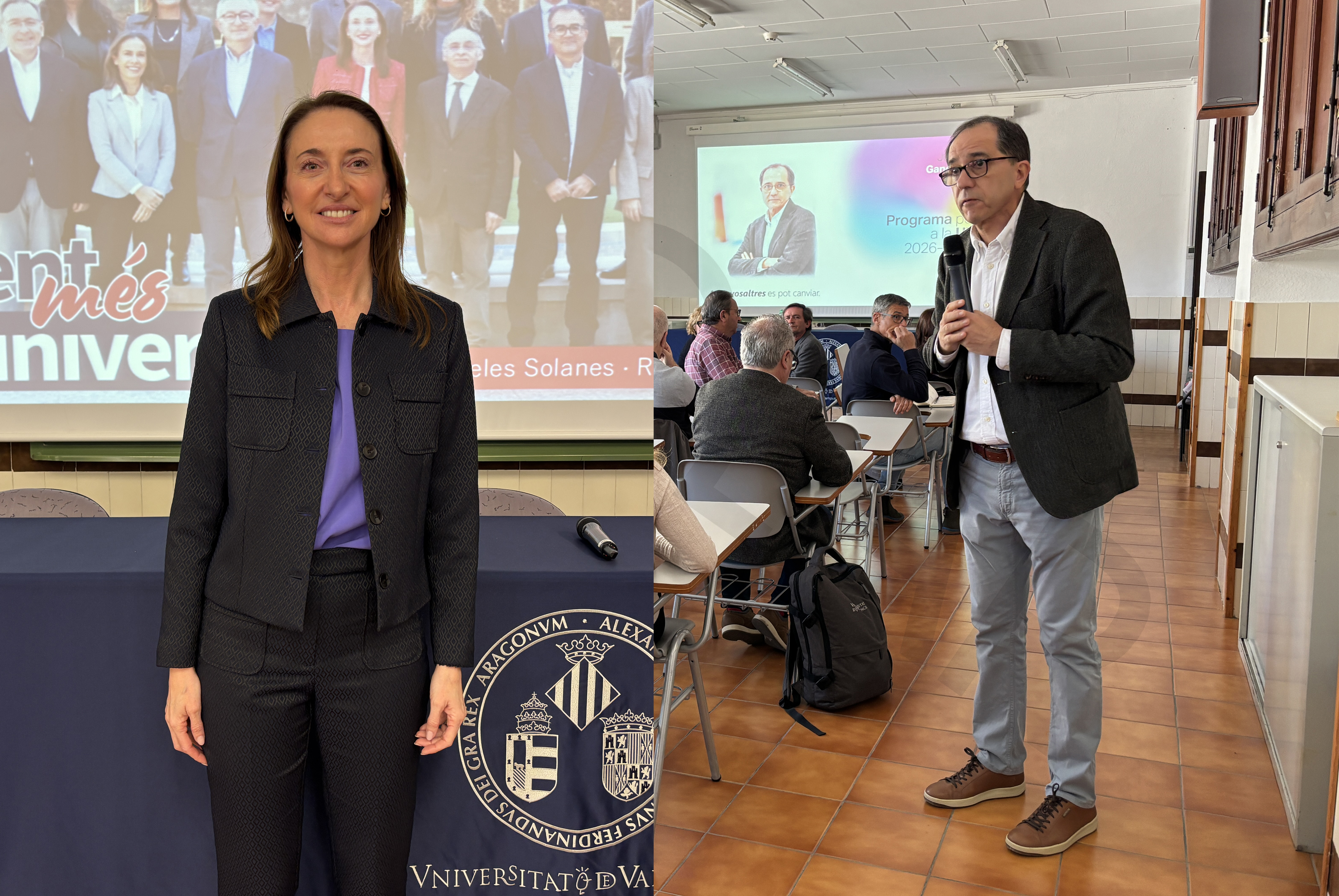 Ángeles Solanes y Juan Luis Gandía Cabedo