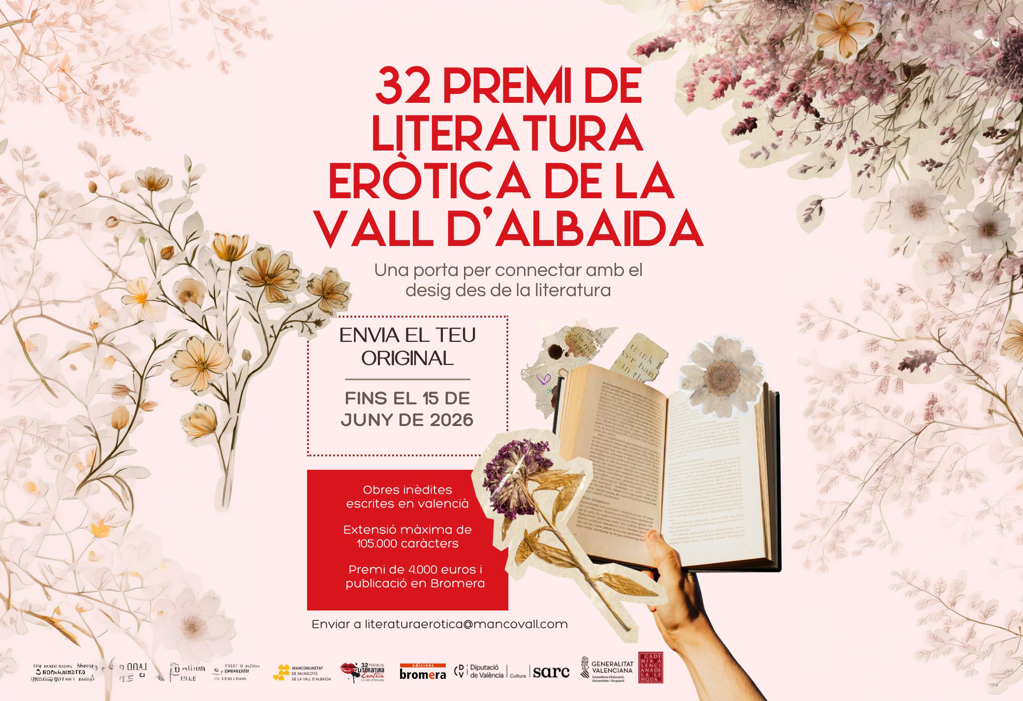 32é Premi de Literatura Eròtica de La Vall d’Albaida