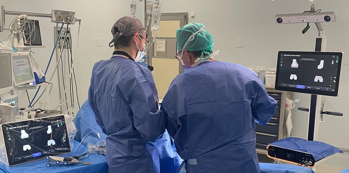 Operación de prótesis de rodilla