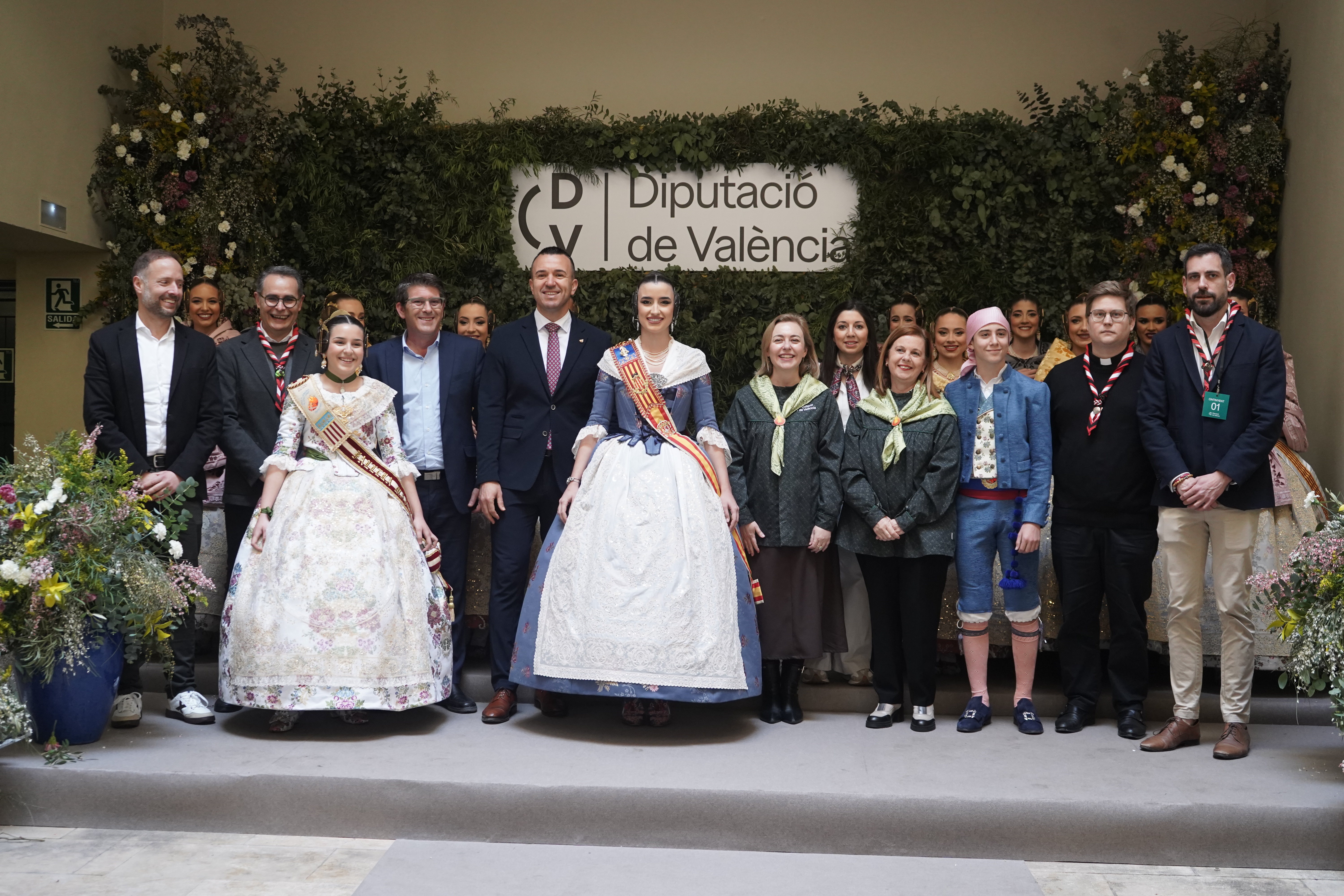 Los juniors San José de Ontinyent, en la Diputación