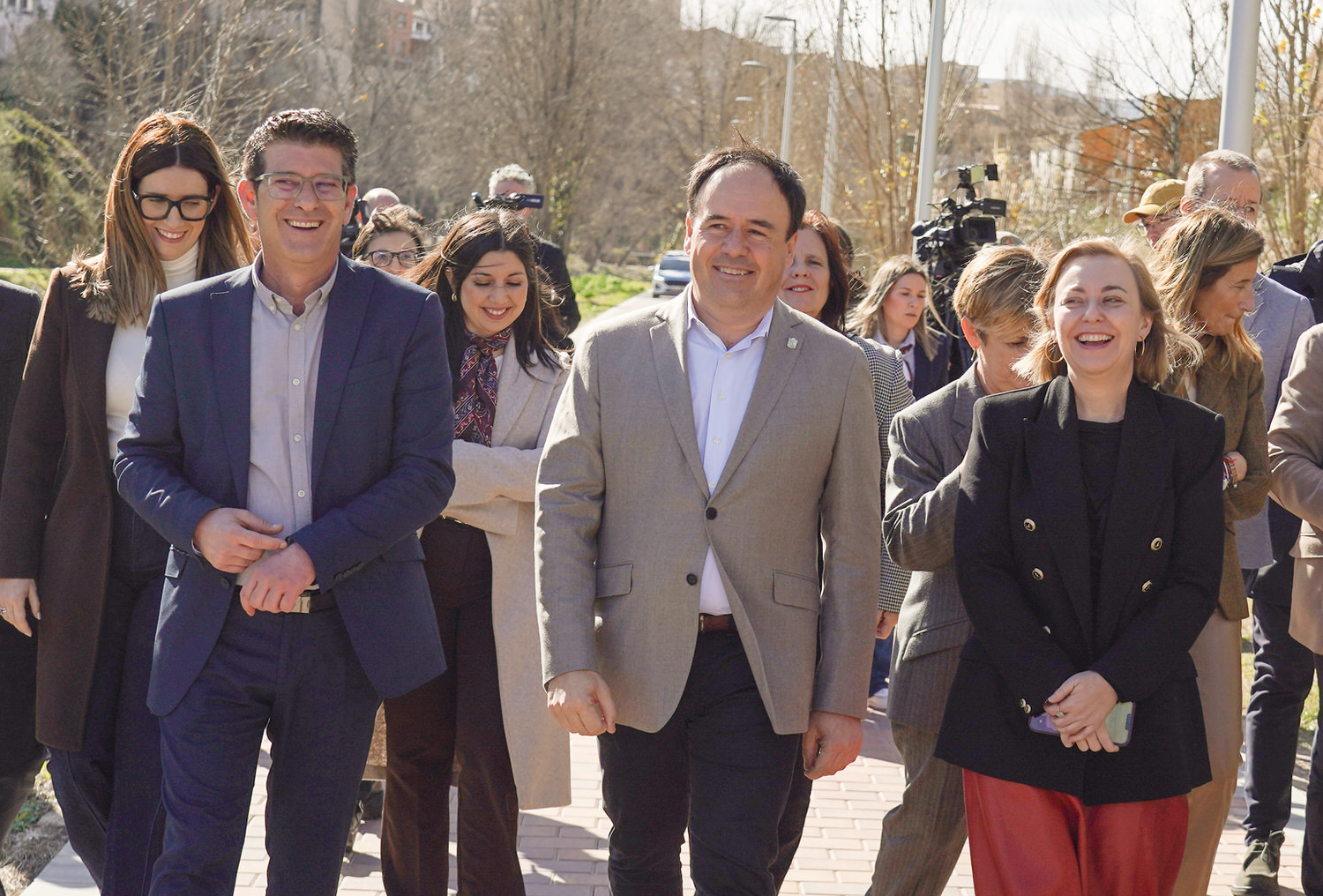 Jorge Rodríguez, Juanfran Pérez Llorca i Natalia Enguix