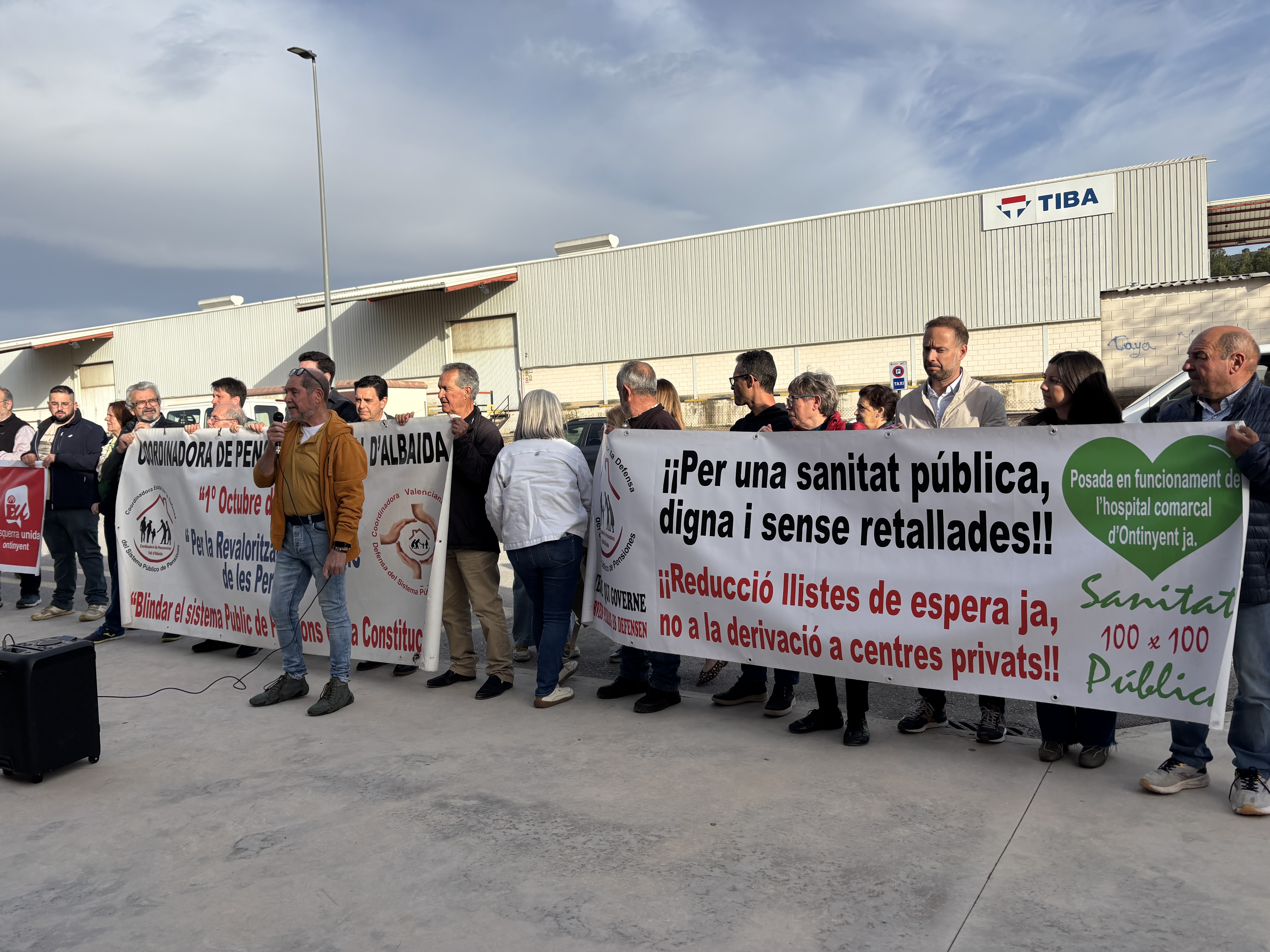 Concentración a las puertas del nuevo hospital